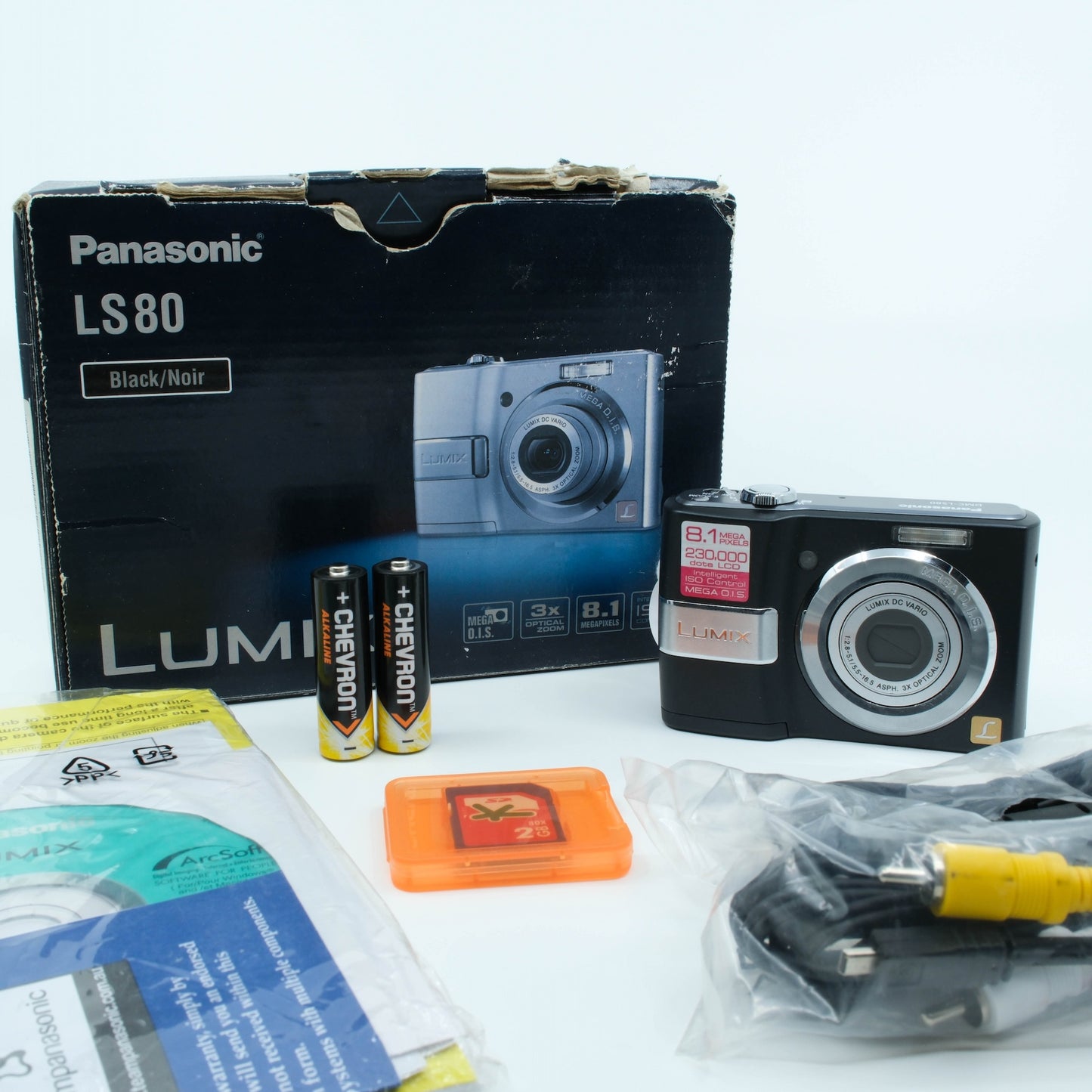 Panasonic LUMIX LS80 (Black)