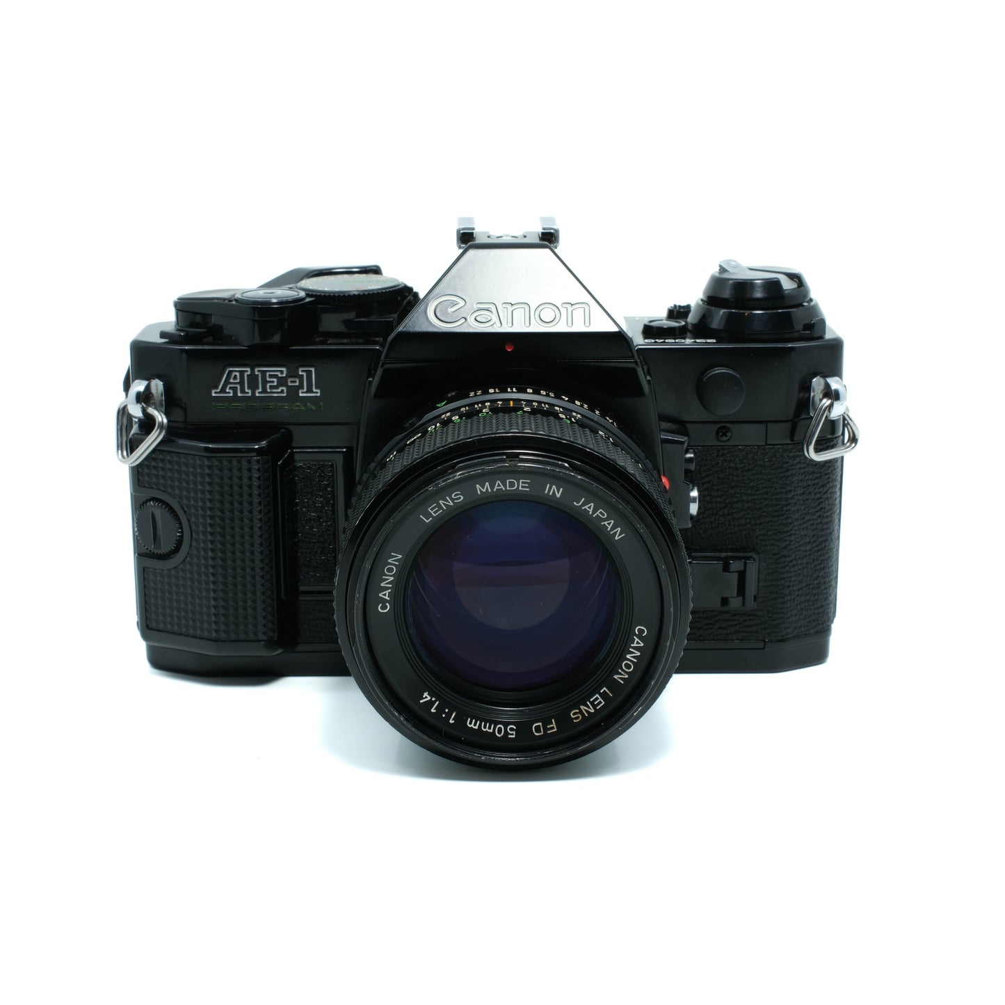 Canon AE1 Program Black + 50mm f/1.4 lens