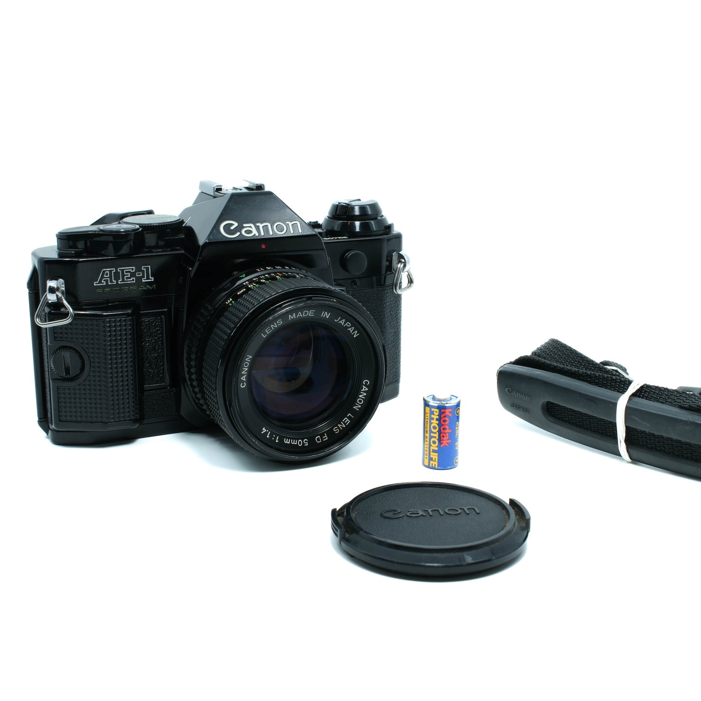 Canon AE1 Program Black + 50mm f/1.4 lens