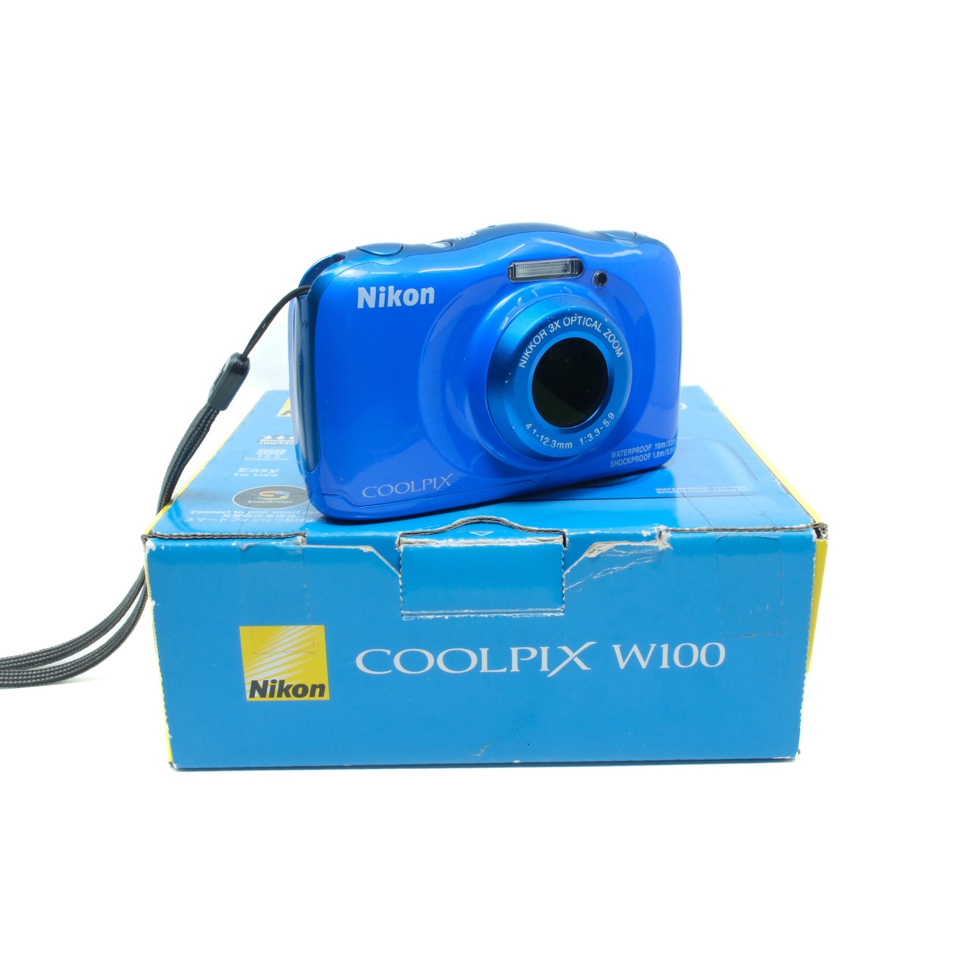 Nikon Coolpix W100 (Blue) (Waterproof) – Kooperly Film