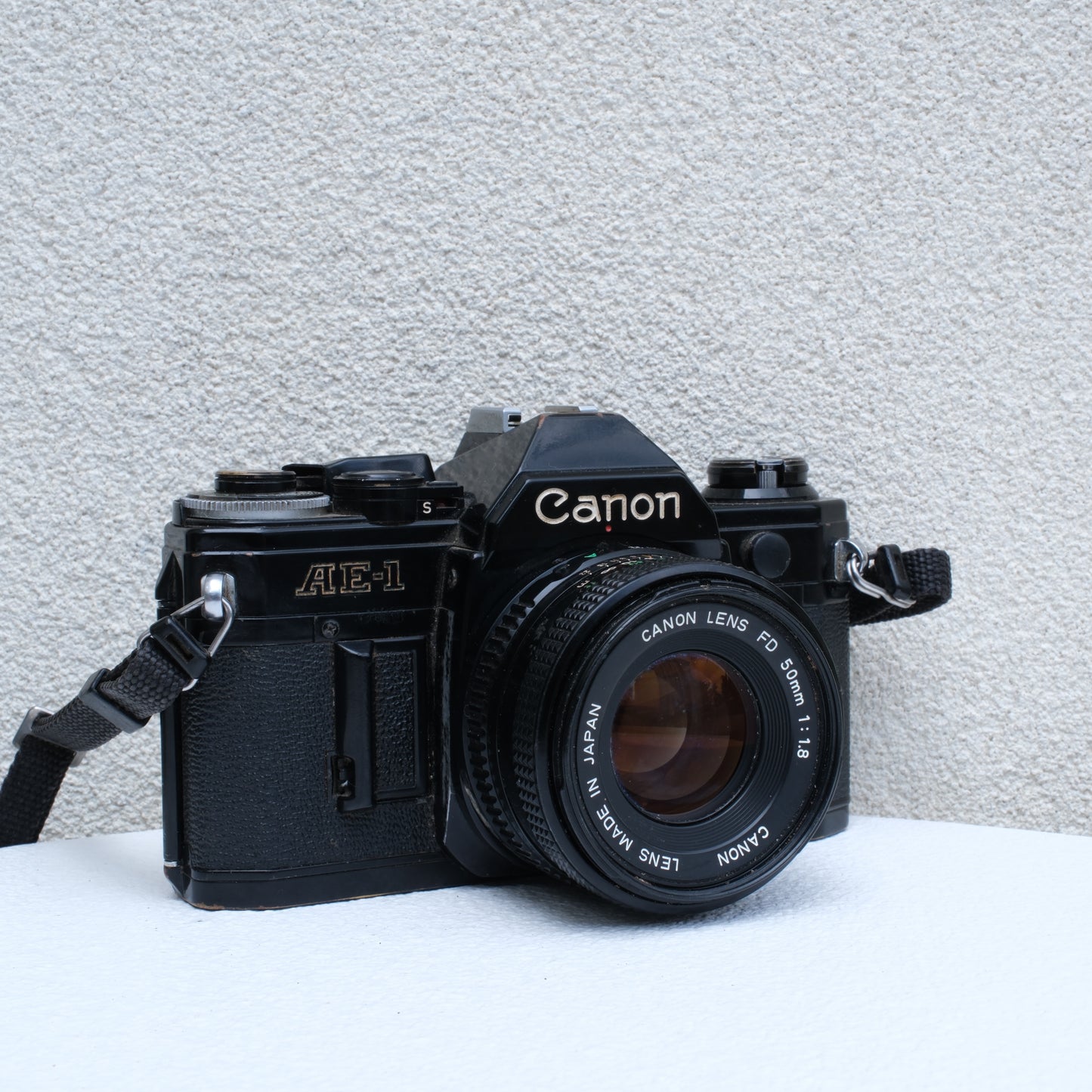 Canon AE1 Black (with 50mm f/1.8 lens)