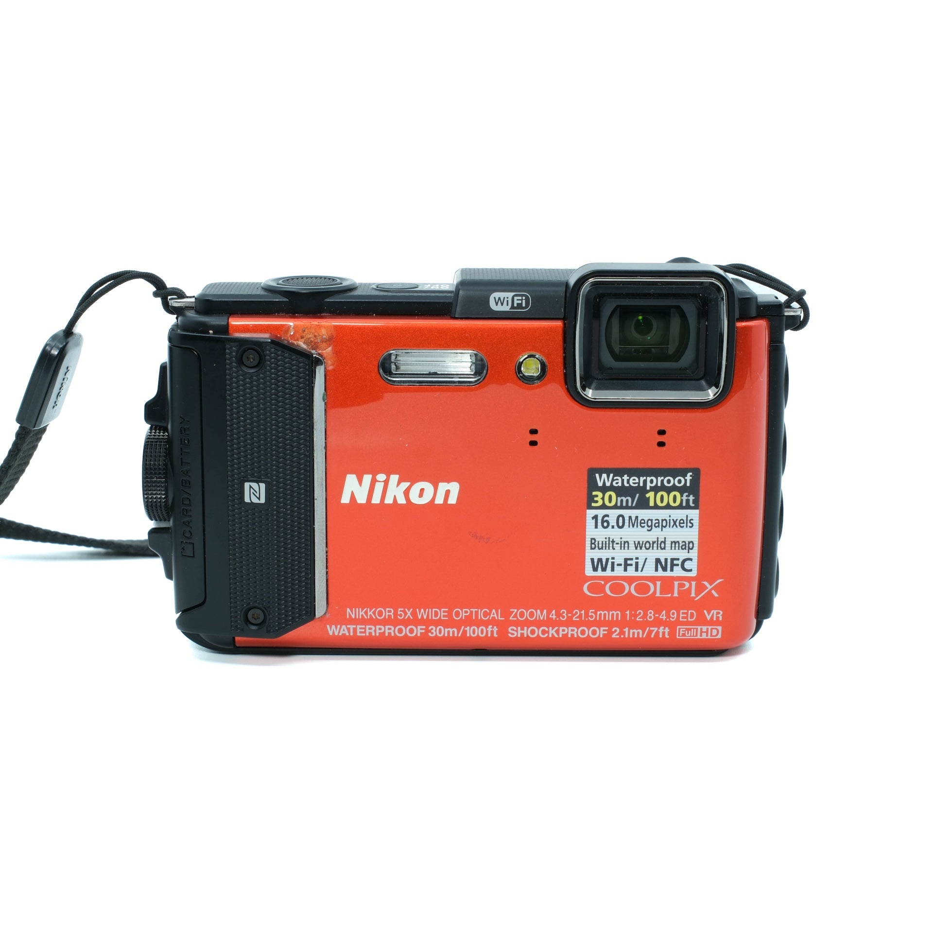 Nikon Coolpix AW130 (Orange) (Waterproof) – Kooperly Film