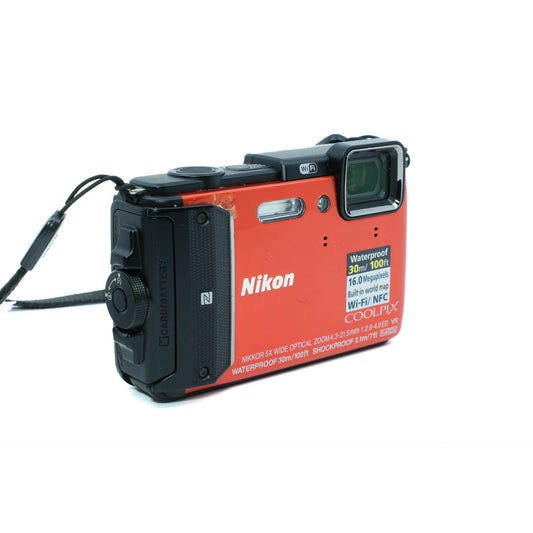 Nikon Coolpix AW130 (Orange) (Waterproof)