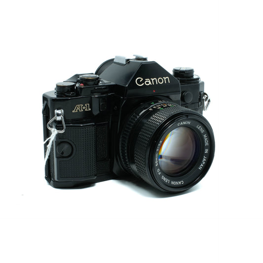 Canon A1 + 50mm f/1.4 lens