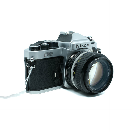 Nikon FE2 Silver + 50mm f/1.4 lens