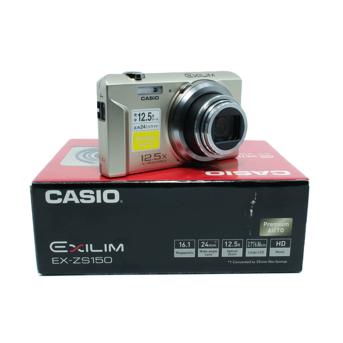 Casio EXILIM EX-ZS150 (Light Gold)