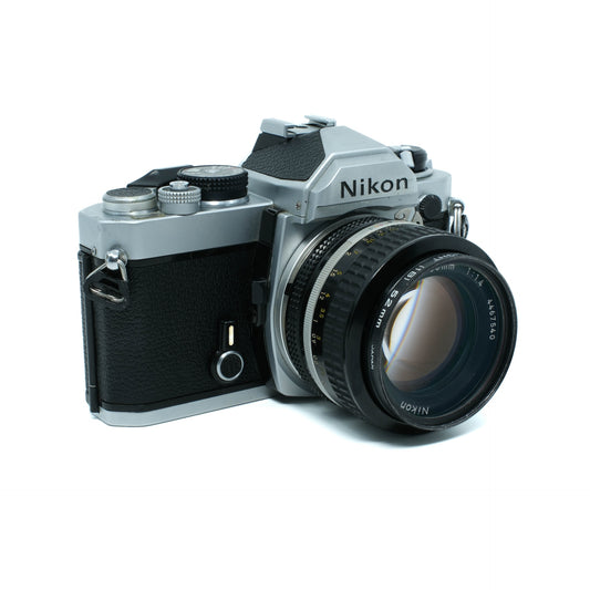 Nikon FM Silver + 50mm f/1.4 lens