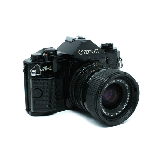 Canon A1 + 35-70mm f/3.5 lens