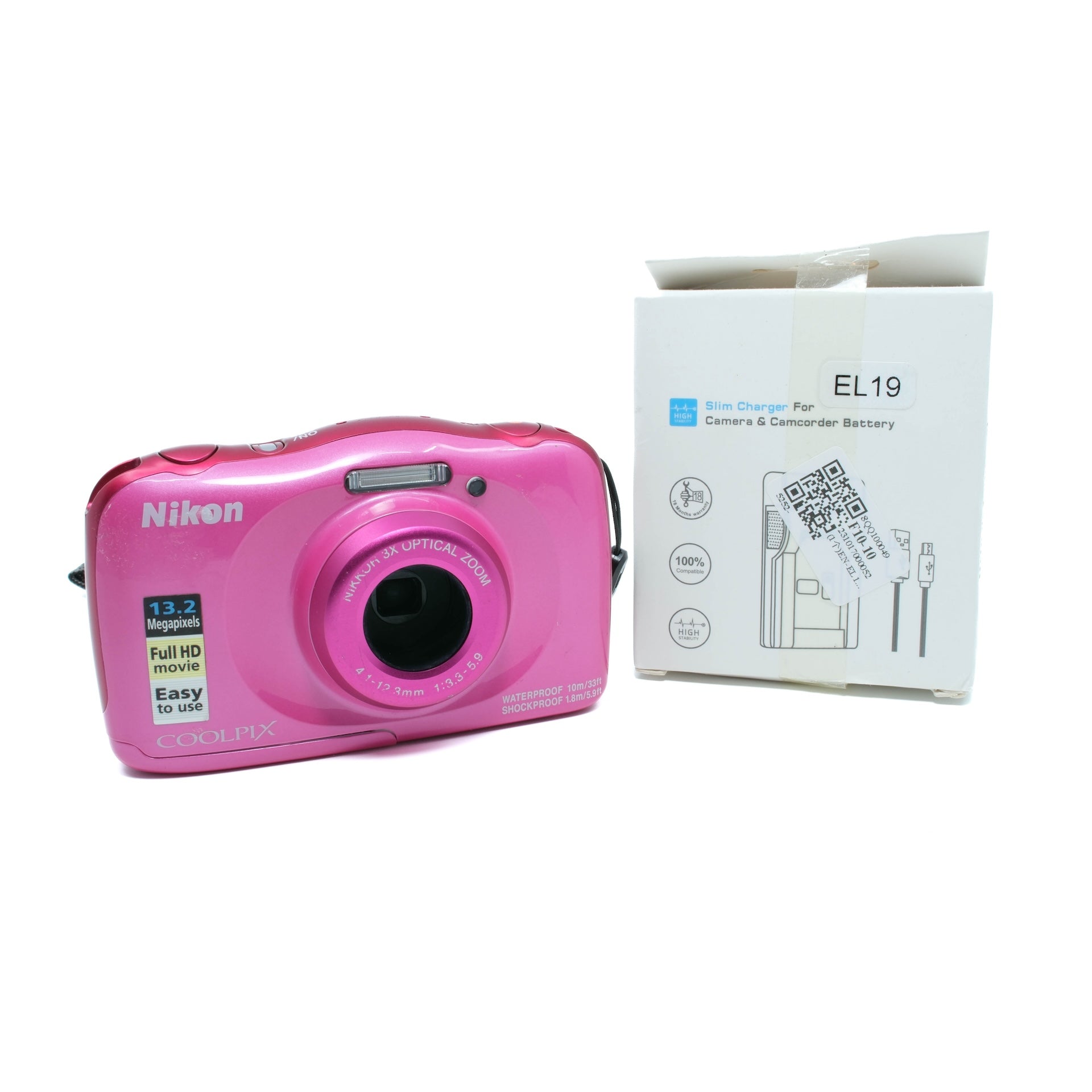 Nikon Coolpix W100 (Pink) (Waterproof) – Kooperly Film