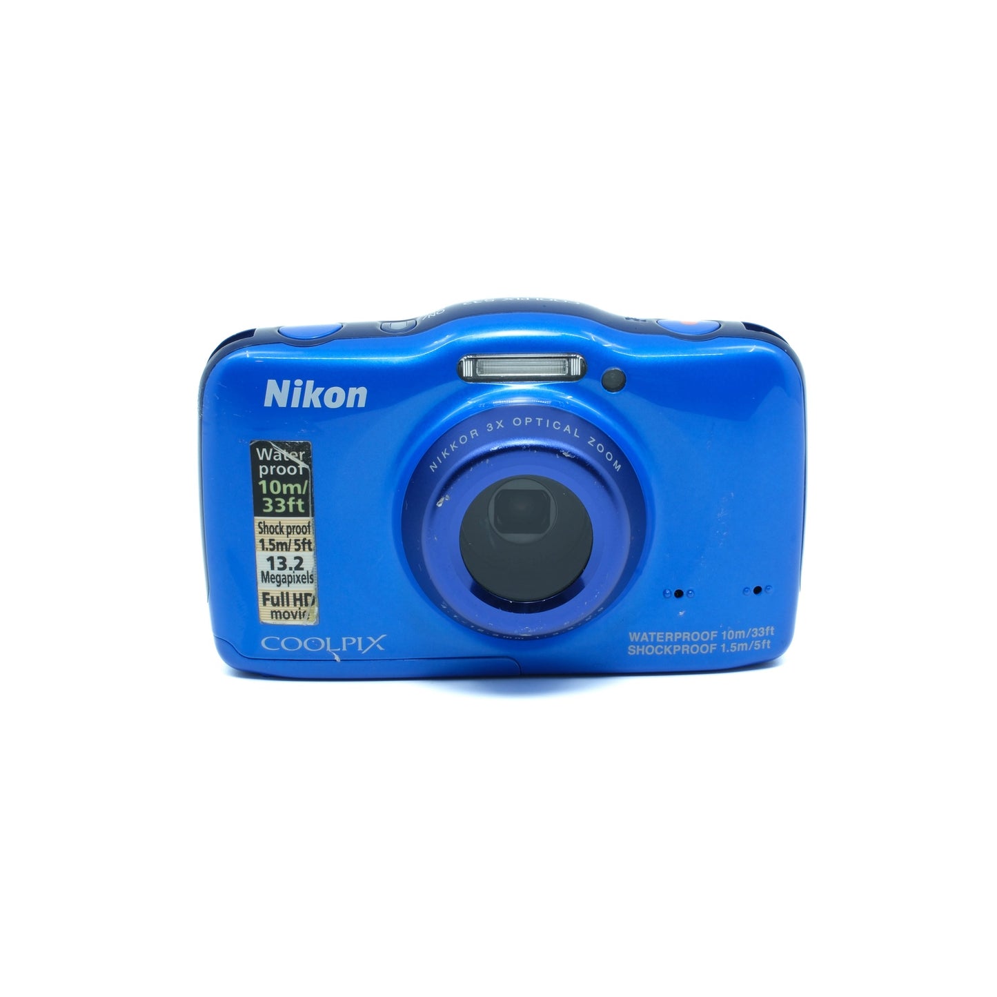 Nikon Coolpix S32 (Blue) (Waterproof)