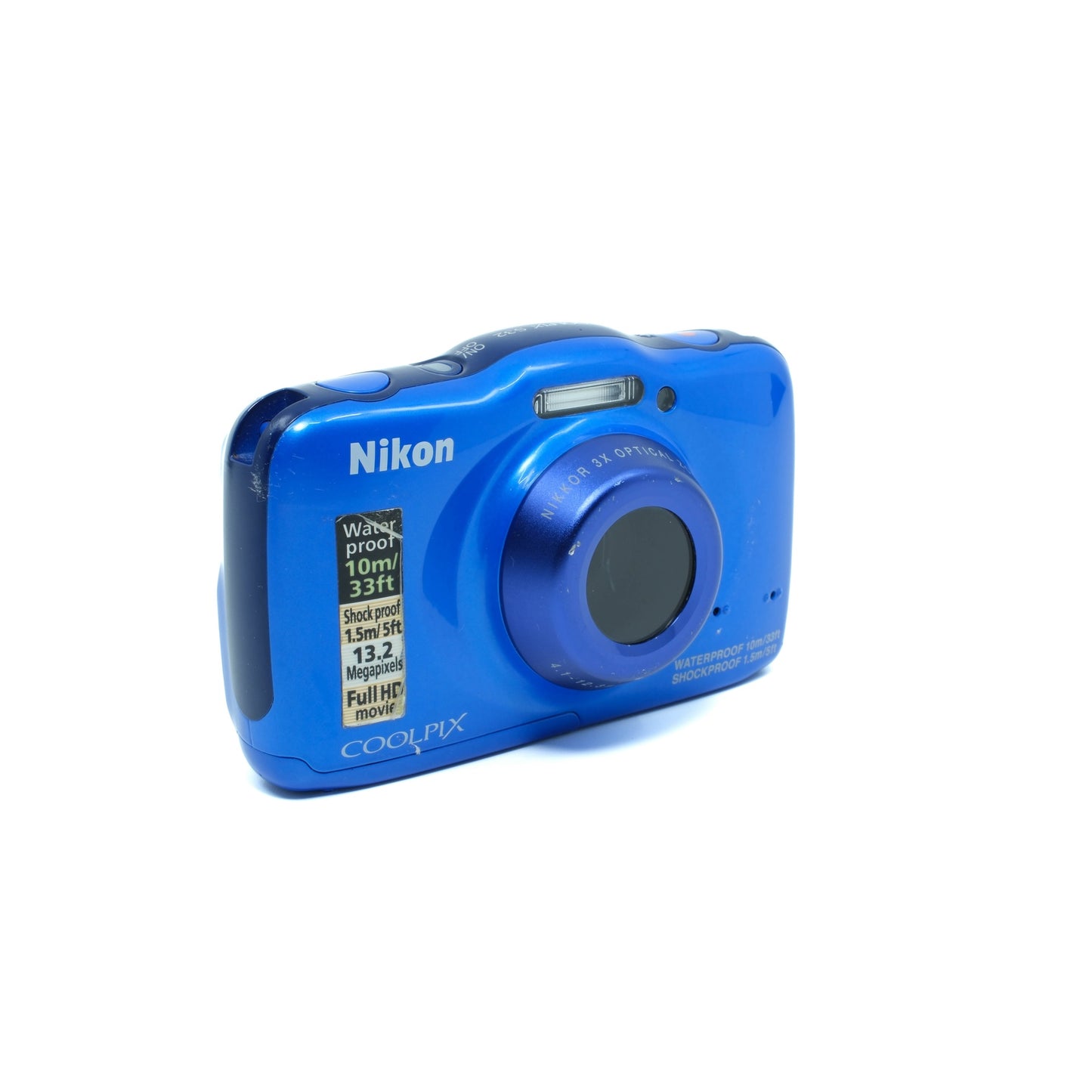 Nikon Coolpix S32 (Blue) (Waterproof)