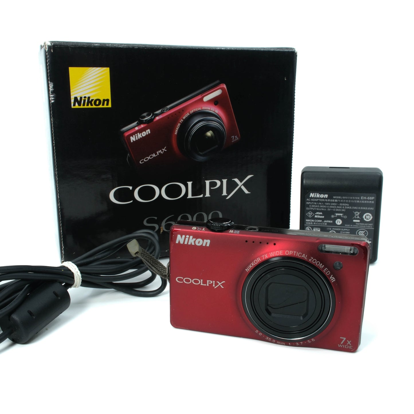 Nikon Coolpix S6000 (Red)