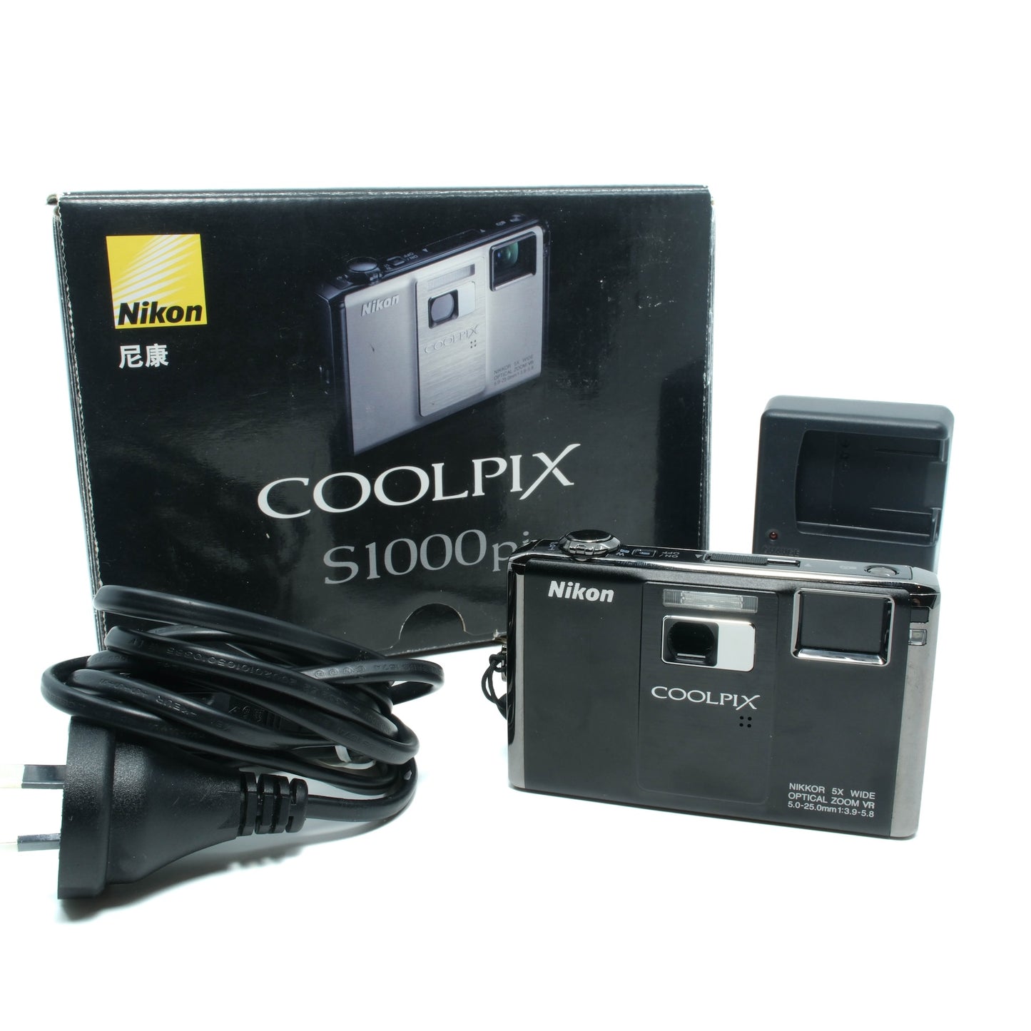 Nikon Coolpix S1000pj (Black)