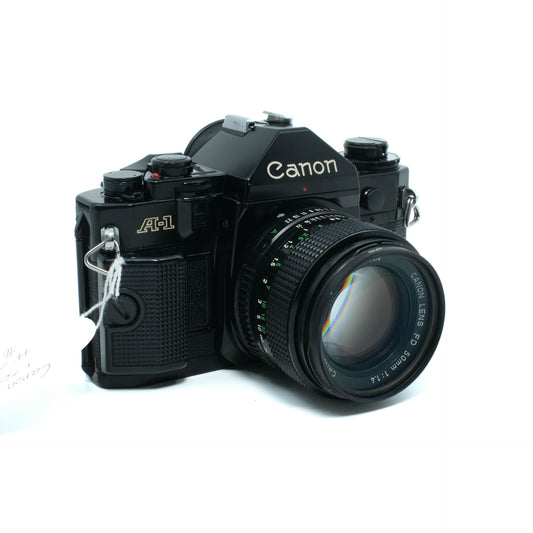 Canon A1 + 50mm f/1.4 lens