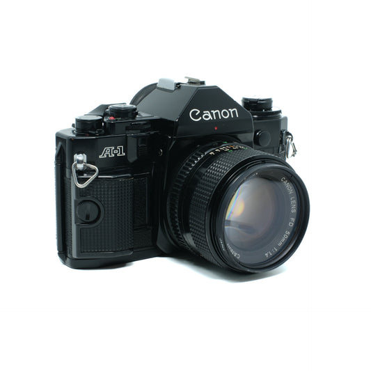 Canon A1 + 50mm f/1.4 lens