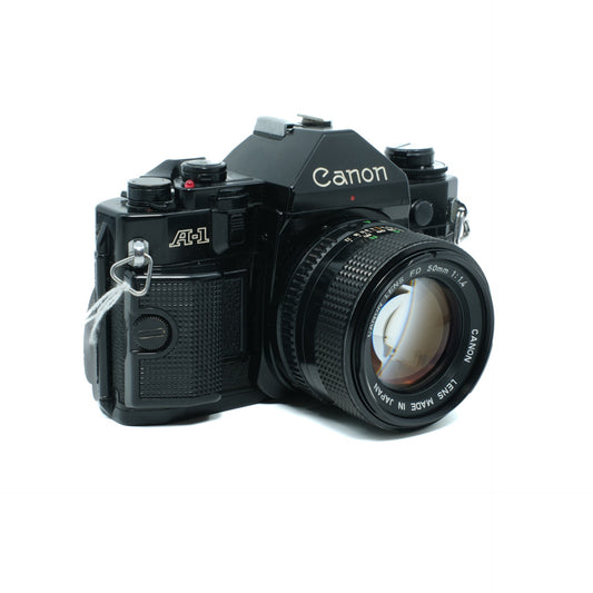 Canon A1 + 50mm f/1.4 lens