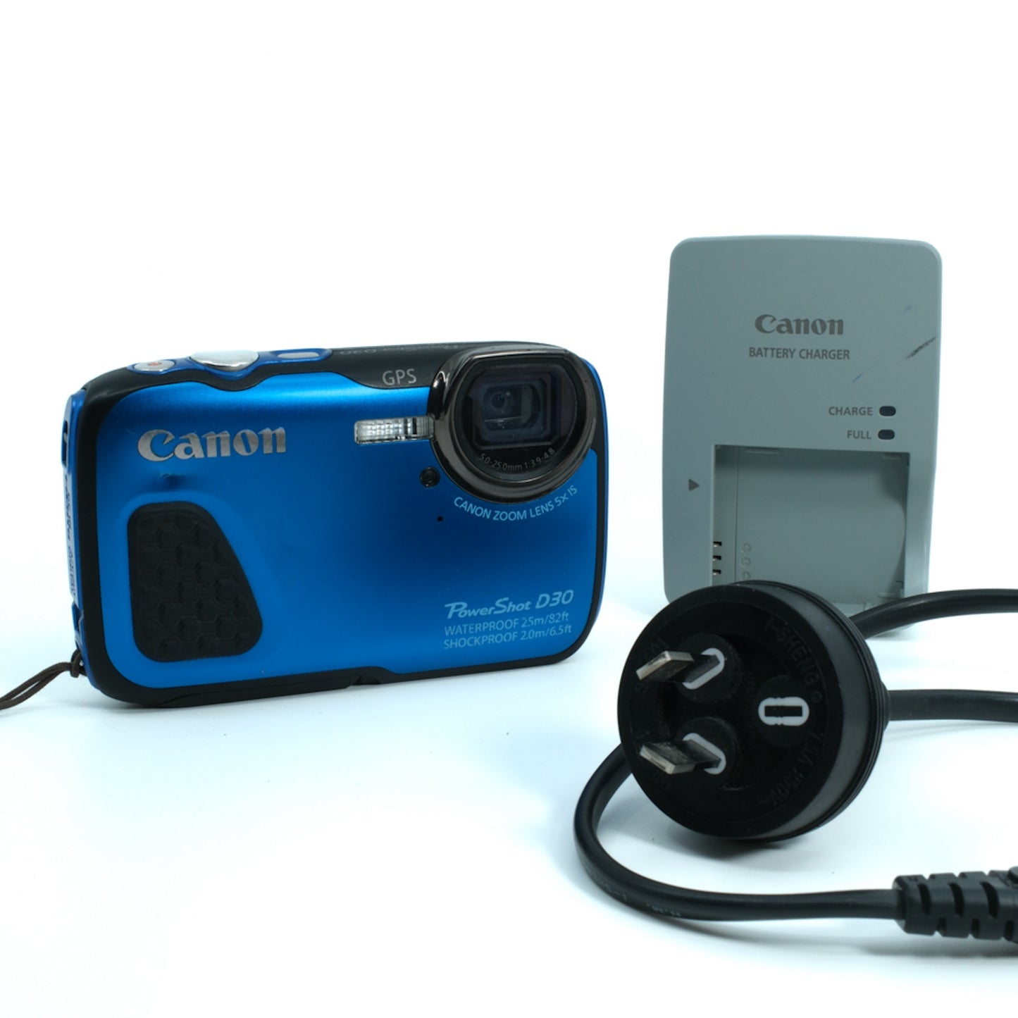 Canon Powershot D30 (Blue, Waterproof)